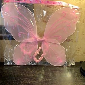 8 pairs of light pink Fairy wings